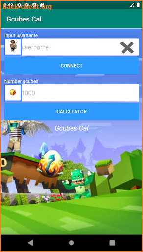 Gcubes Calc for Blockman go screenshot