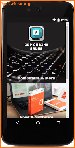 G.D.P. Online Sales screenshot