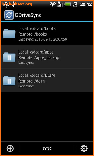 GDriveSync Pro screenshot