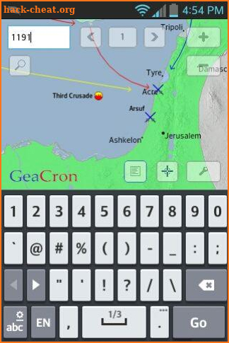 GeaCron History Maps screenshot