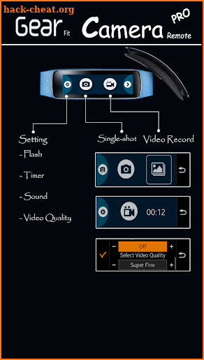 Gear Fit Camera Remote Pro screenshot