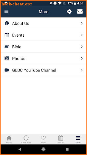GEBC App screenshot
