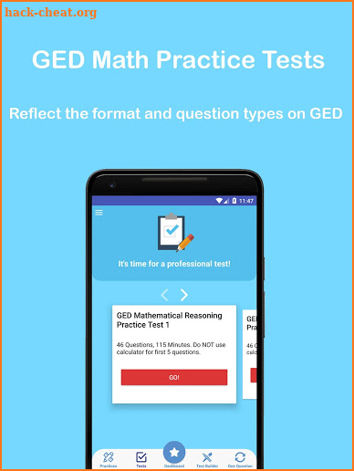 ged math practice test 2018