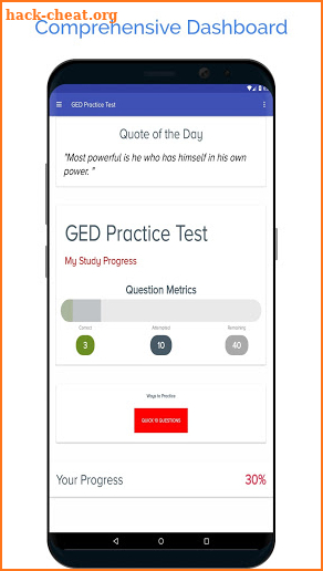 GED Practice Test (2019) screenshot