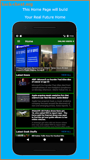Geek App Reloaded Serious Security Facts Tech News screenshot