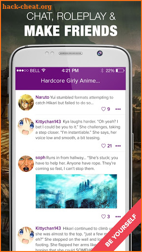 Geeking - Chat, Roleplay, Anime, Romance & Fun screenshot
