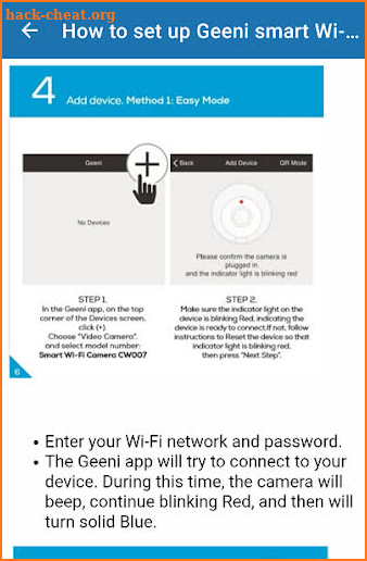 Geeni Smart Wifi Camera Guide screenshot