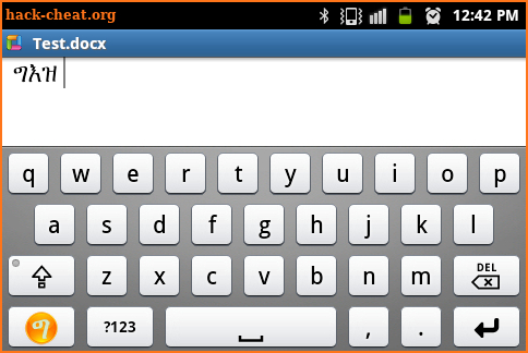 GeezIME: #1 Keyboard for Tigrinya, Tigre, Amharic screenshot