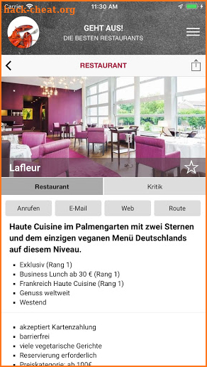 GEHT AUS! – Restaurantführer screenshot