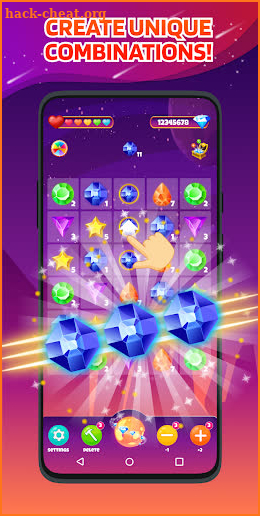 Gems and Diamonds: Match 3 Games screenshot