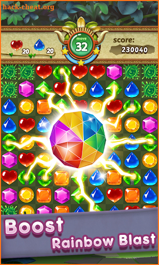 Gems & Jewels 2 - Match 3 Jungle Puzzle Game screenshot