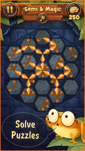 Gems & Magic adventure puzzle screenshot