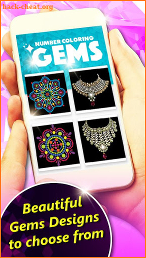 Gems Hero - Number Coloring Gemstones screenshot