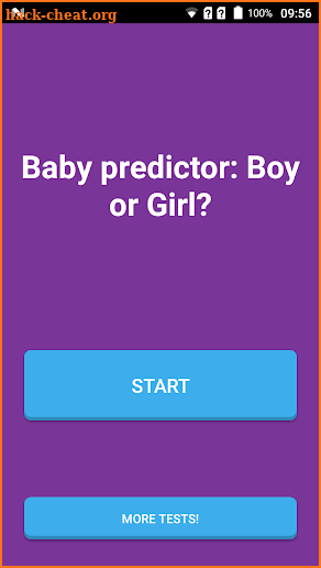 Gender predictor screenshot