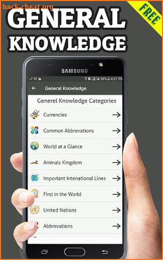 General Knowledge Book: World GK screenshot