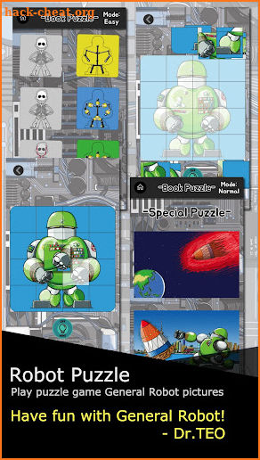 General Robot Kids Puzzle screenshot