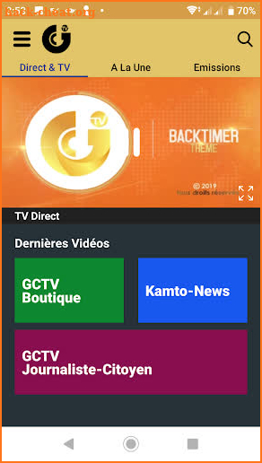 Generation Change Télévision - GCTV screenshot