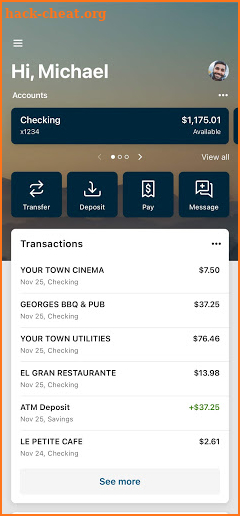 Genesis Bank screenshot