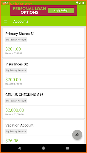 Genisys Mobile Banking screenshot