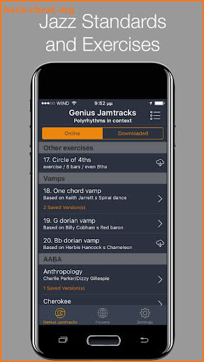 Genius Jamtracks screenshot