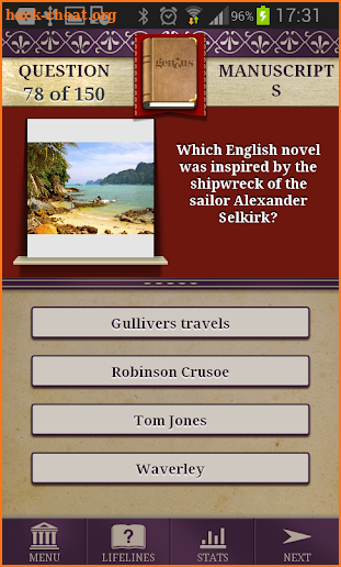 Genius Literature Quiz screenshot