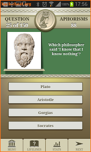 Genius Philosophy Quiz screenshot