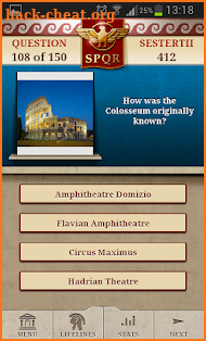 Genius Quiz History of Rome screenshot