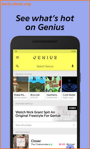 Genius — Song Lyrics & More screenshot