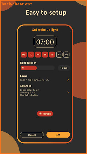 Gently - Sunrise alarm clock screenshot