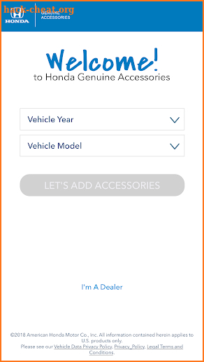 Genuine Honda Accessories screenshot