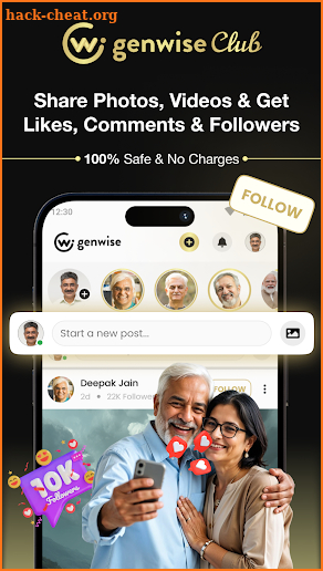 GenWise: Meet 30Lac+ Seniors screenshot