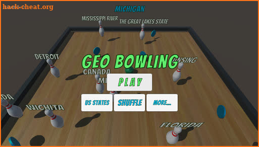 Geo Bowling screenshot