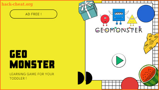 Geo Monster : Toddler Learning Shape Game screenshot