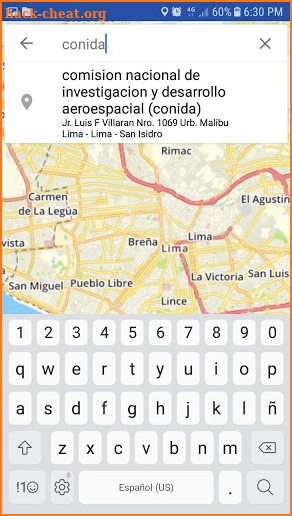 Geodir Maps - Buscador de Lugares y Domicilios screenshot