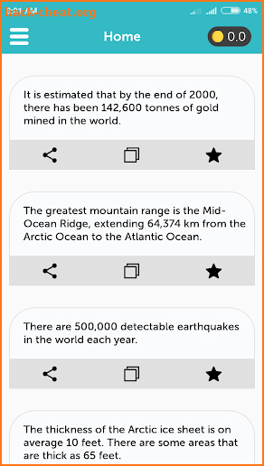 Geography Facts screenshot