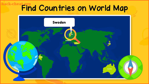 Geography Games for Kids: Learn Countries via quiz screenshot