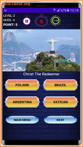 Geography Quiz Game screenshot