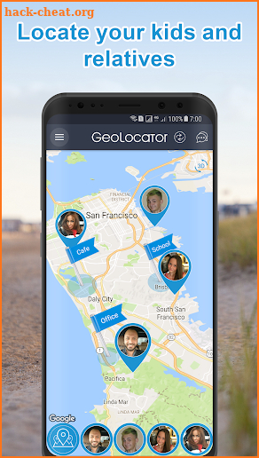 GeoLocator — Family Tracker + Baby Monitor Online screenshot