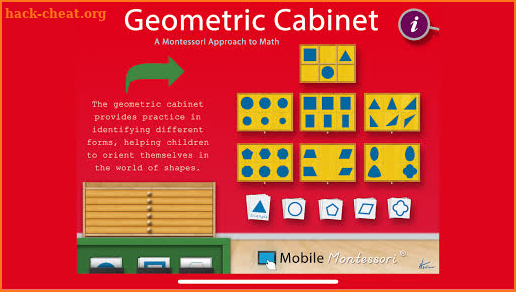 Geometric Cabinet - Montessori Preschool Math screenshot