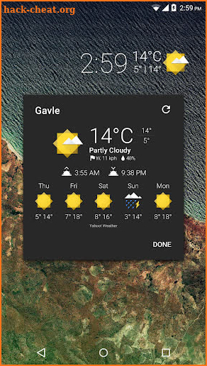 Geometric Weather Icons  for Chronus screenshot