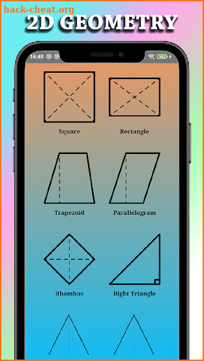 Geometry Calculator Pro screenshot