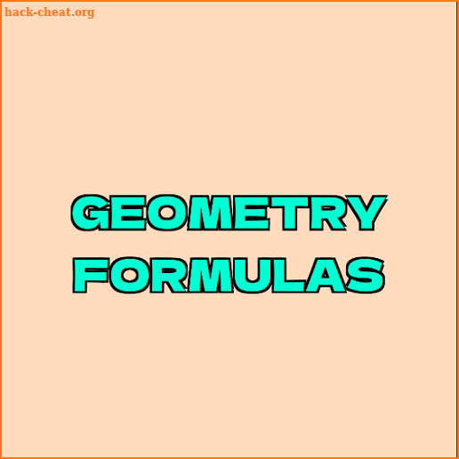 Geometry Fomulas screenshot
