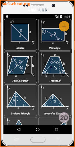 Geometryx: Geometry - Calculator screenshot