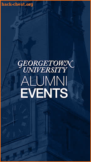 Georgetown Alumni Events screenshot