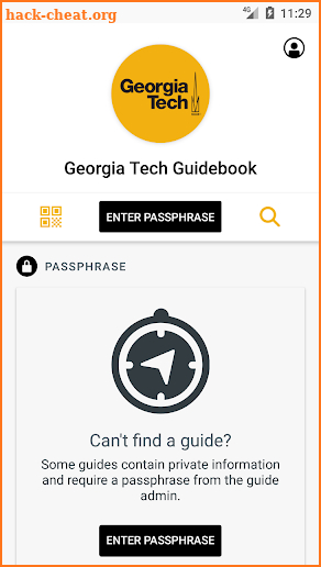 Georgia Tech Guidebook screenshot