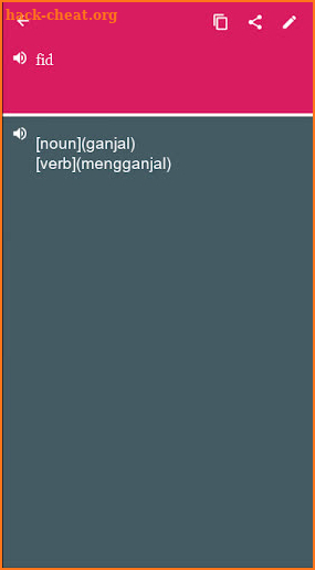 Georgian - Indonesian Dictionary (Dic1) screenshot