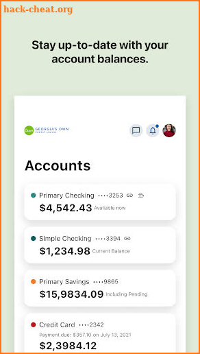 Georgia's Own Mobile Banking screenshot