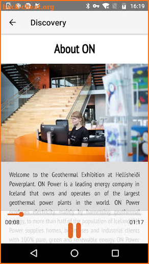 Geothermal­ Exhibition screenshot
