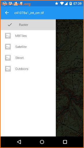 GeoTiff Maps screenshot
