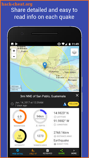 GeoTremor Earthquake Alert - Q screenshot